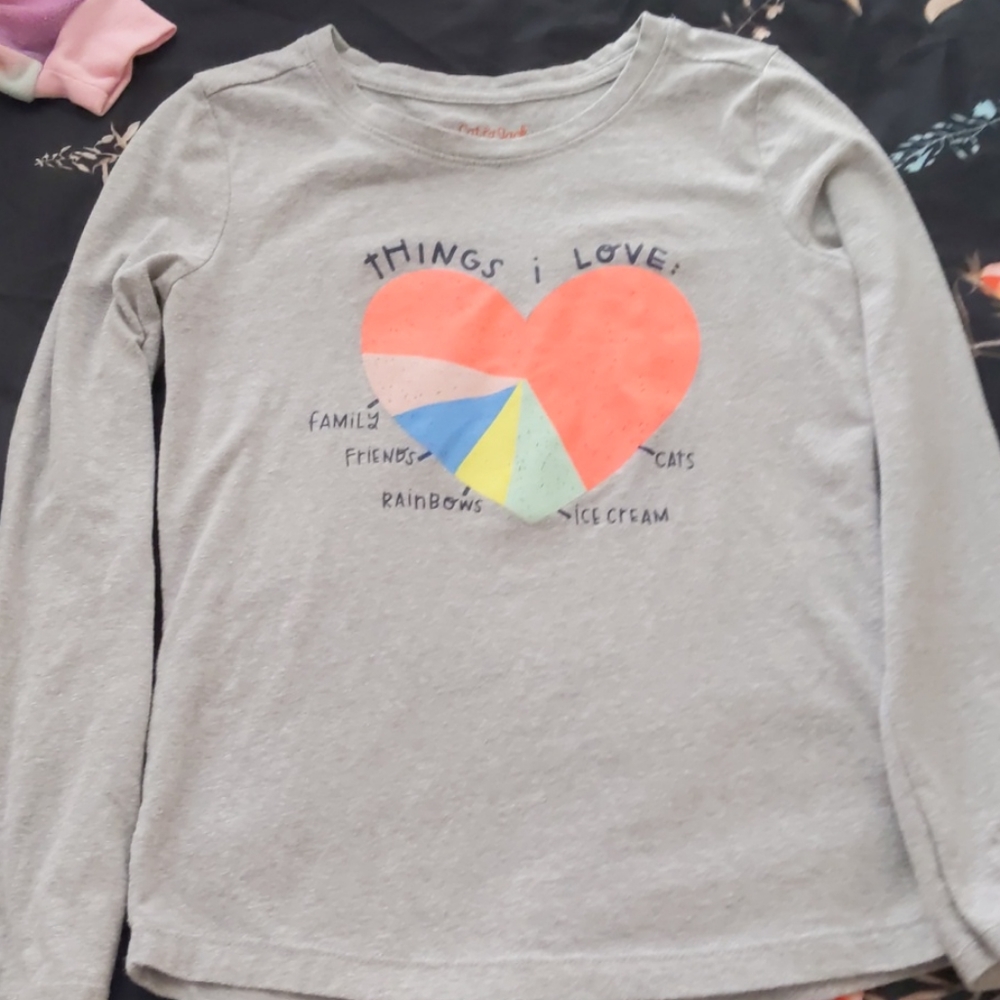 Girls Medium Cat and Jack graphic tee
